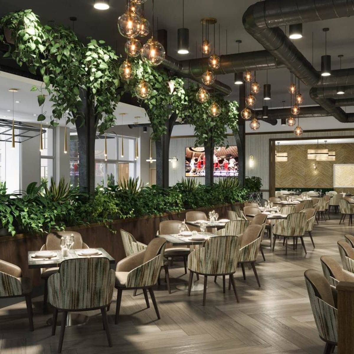 Interior of Lexie's Bistro Italian-American restaurant in Henderson NV near Seven Hills