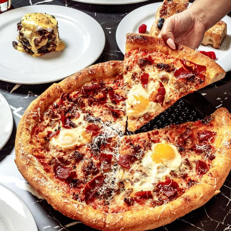 Italian Breakfast Pizza