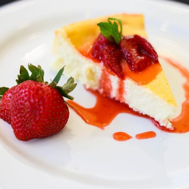 Ricotta Cheesecake.