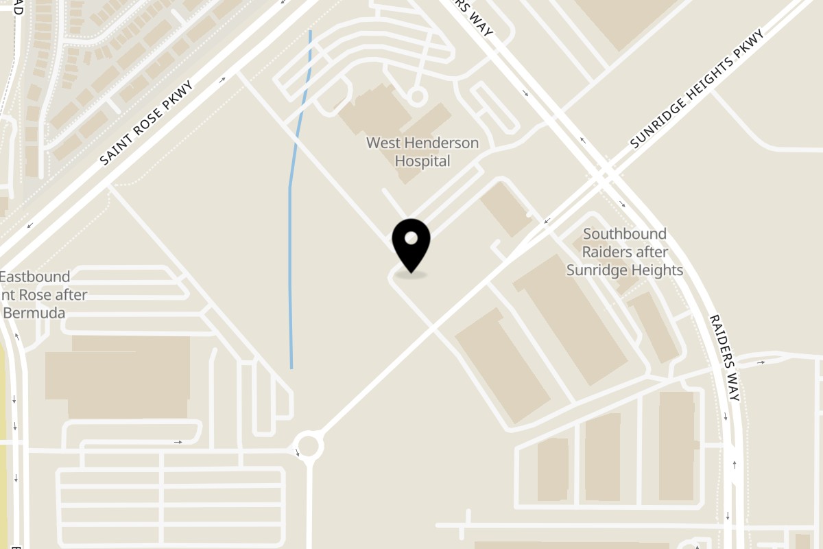 Map showing the location of Lexie's Bistro on 3610 Sunridge Hts Pkwy Ste 100 in Henderson